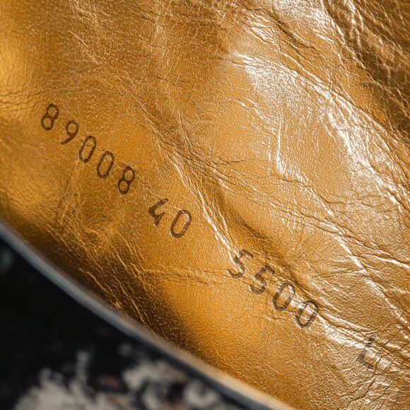 Roberto Cavalli Black Patent Leather Twin-Snake-Heads Tall Stiletto Boot - Picture 12 of 12